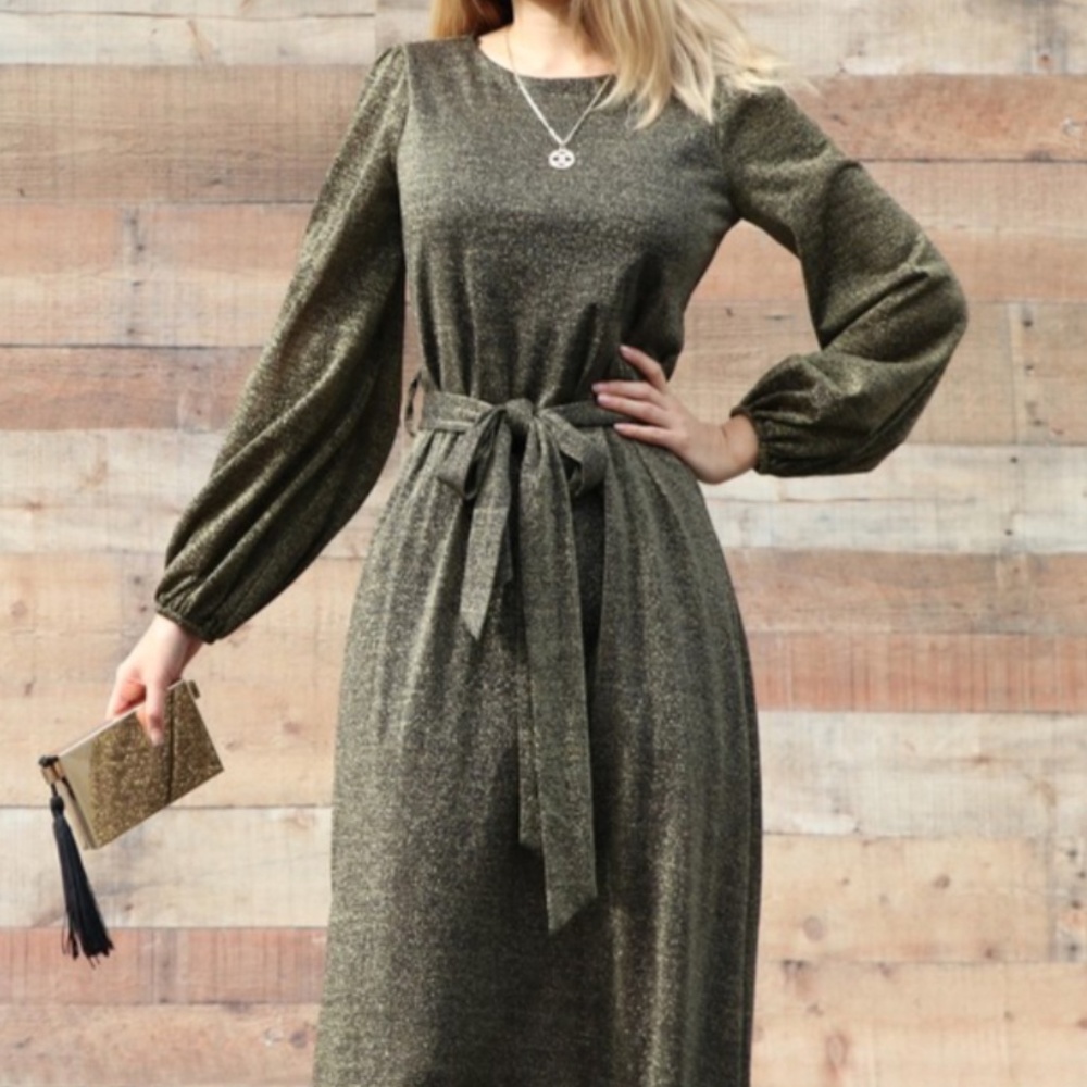 BRAND NEW sequin maxi maxi dress